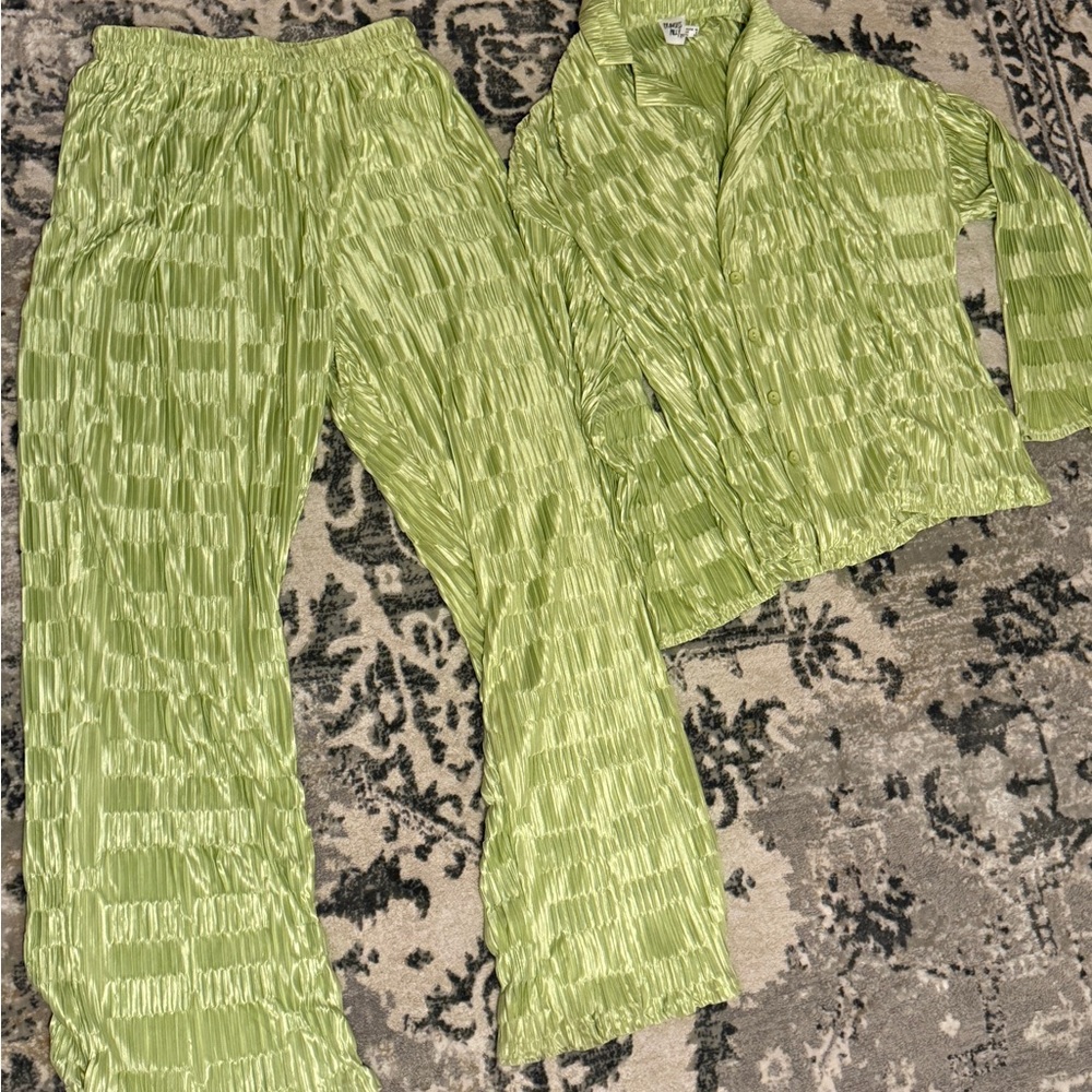 Princess Polly Lime Green Two Piece Set